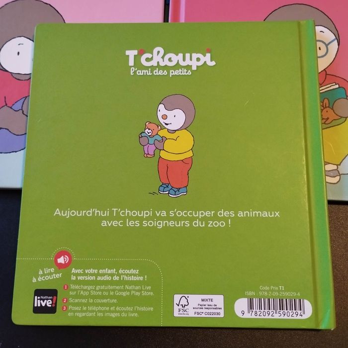 Lot livres enfant Nathan T'choupi - photo numéro 2