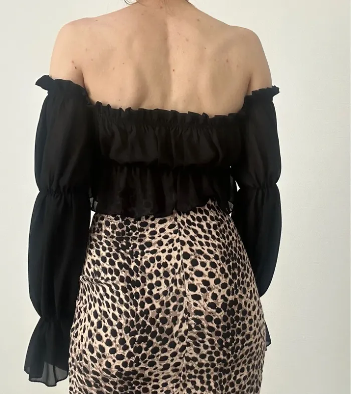 Haut noir vintage - photo numéro 7
