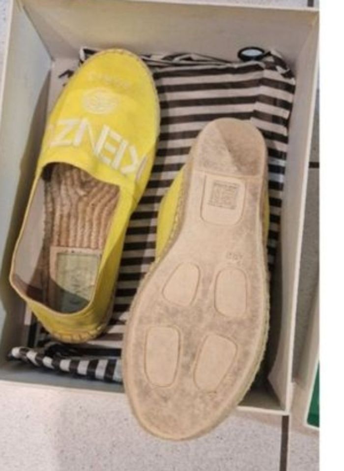 Escarpin KENZO jaune - photo numéro 2