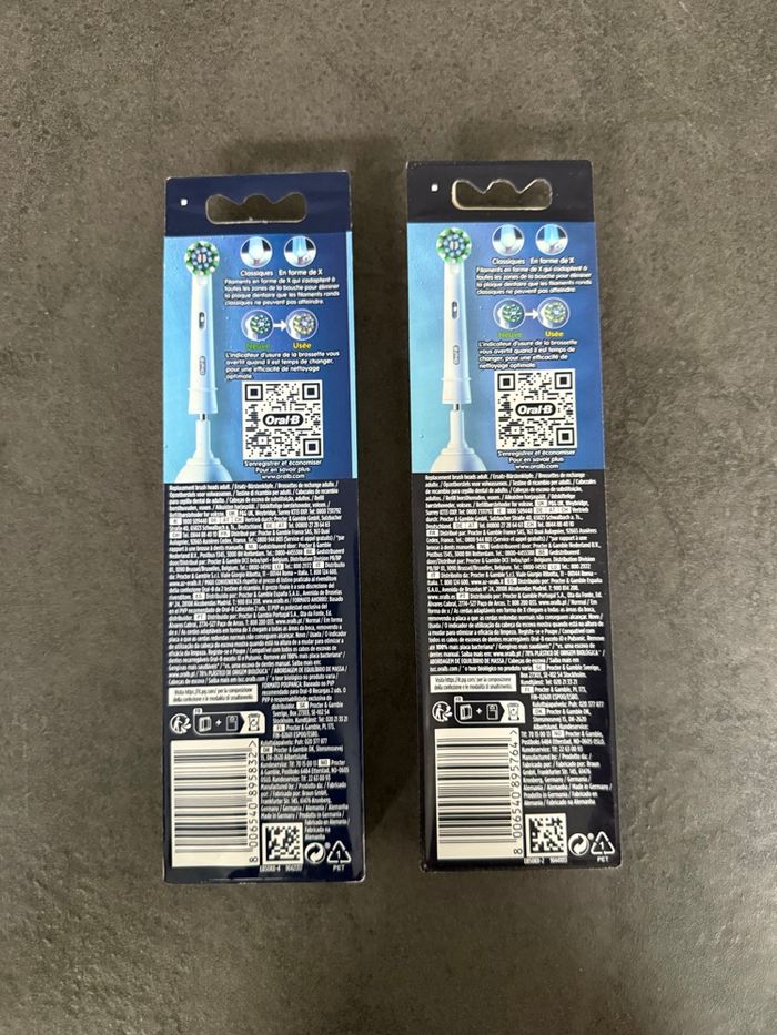 6 brossettes oral B pro cross action - photo numéro 2