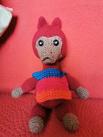Lama en crochet