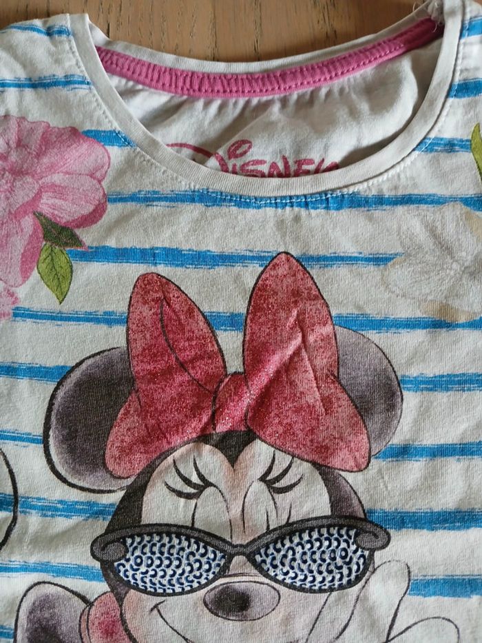 Tee-shirt fille"Minnie" 4 ans - photo numéro 4