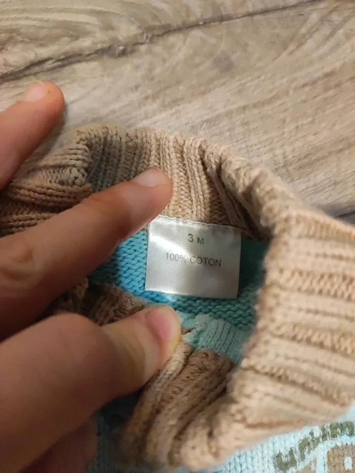 Lot deux pull zip 3mois - photo numéro 6