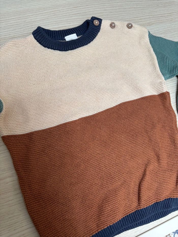 Pull en coton H&M taille 86cm - photo numéro 2