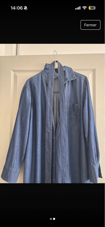 Robe en jeans