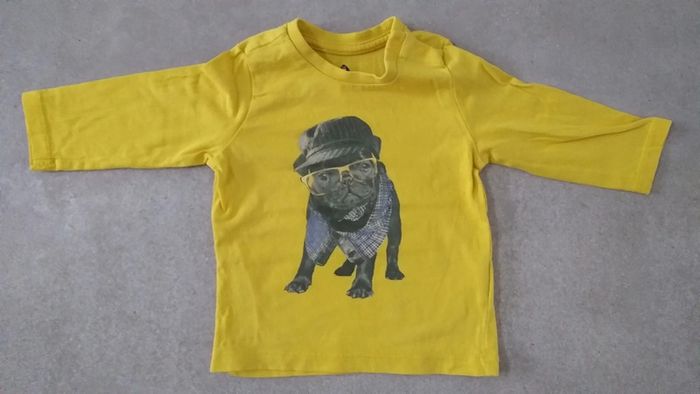 Tee-shirt manches longues garcon grain de blé Z 6 mois