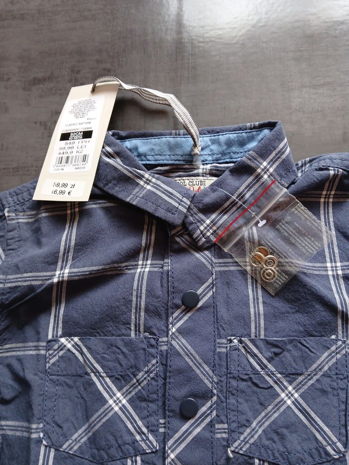 bodie garcon chemise 24/36 mois 92 cm - photo numéro 3