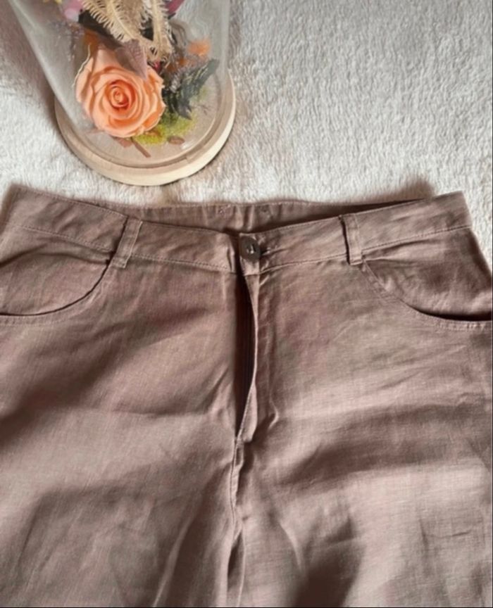 Pantalon Miss Captain taille S en Lin en très bon état - photo numéro 2