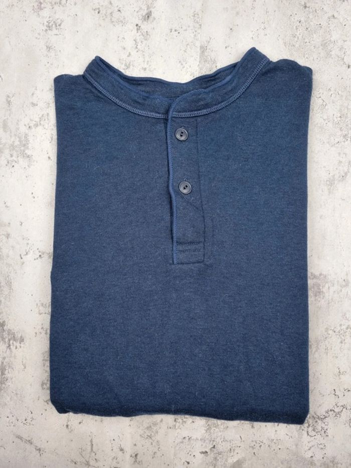Pull col rond boutons L.L. Bean bleu marine, L Hommes - photo numéro 2