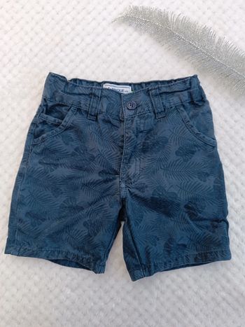 🔸Short imprimé feuilles La Fabrique des Garçons – 3 ans🔸