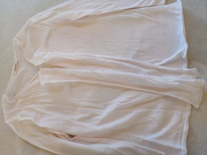 Gilet léger rose pâle - photo numéro 2