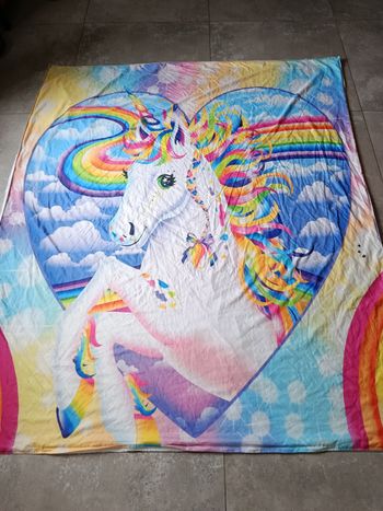 Housse de couette licorne 2 personnes