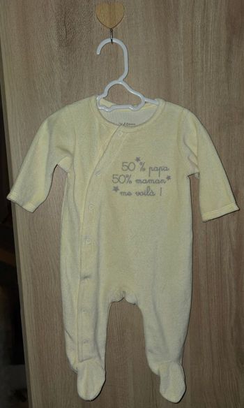Pyjama jaune mixte