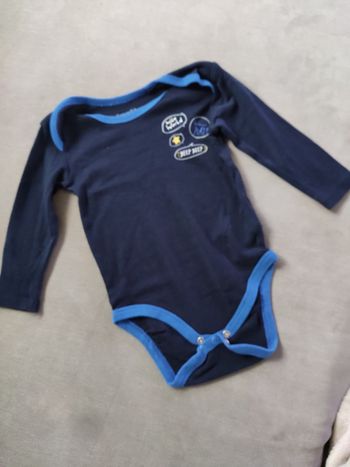 Body bleu lupilu 3/6 mois