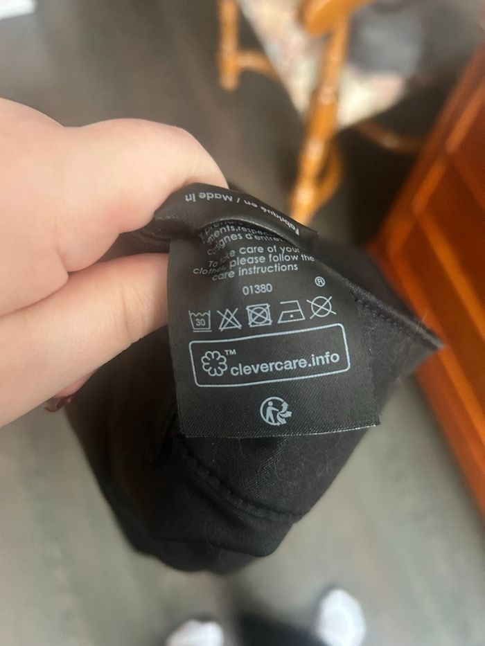 Jupe Bréal faux cuir taille 40 noire - photo numéro 8