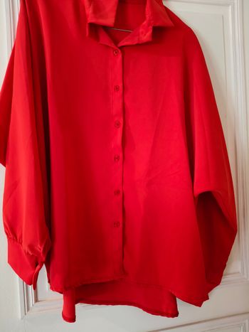 Chemisier rouge M