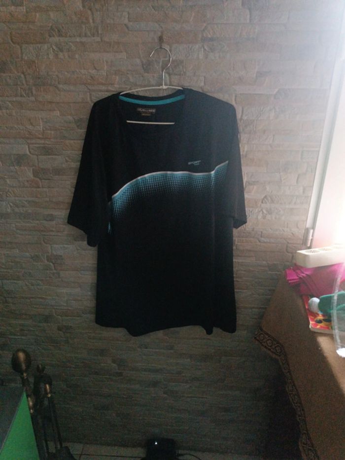 T-shirt noir Atlas for Men 5XL