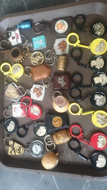 lot de portes clés vintage