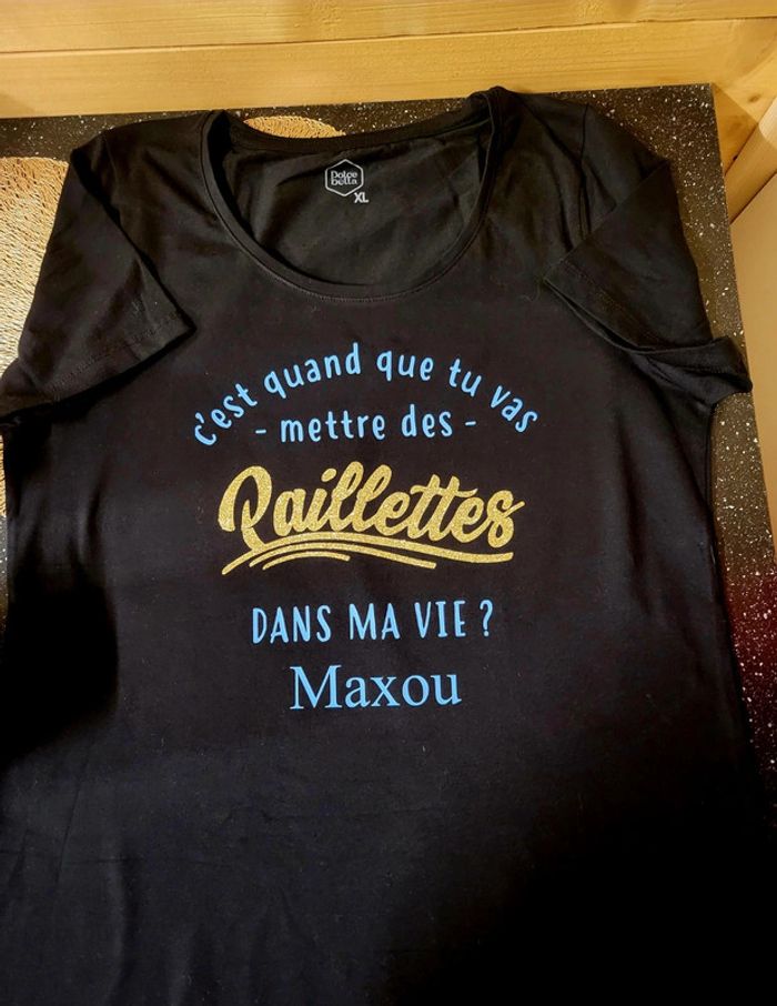 Tee-shirt personnalisé XL
