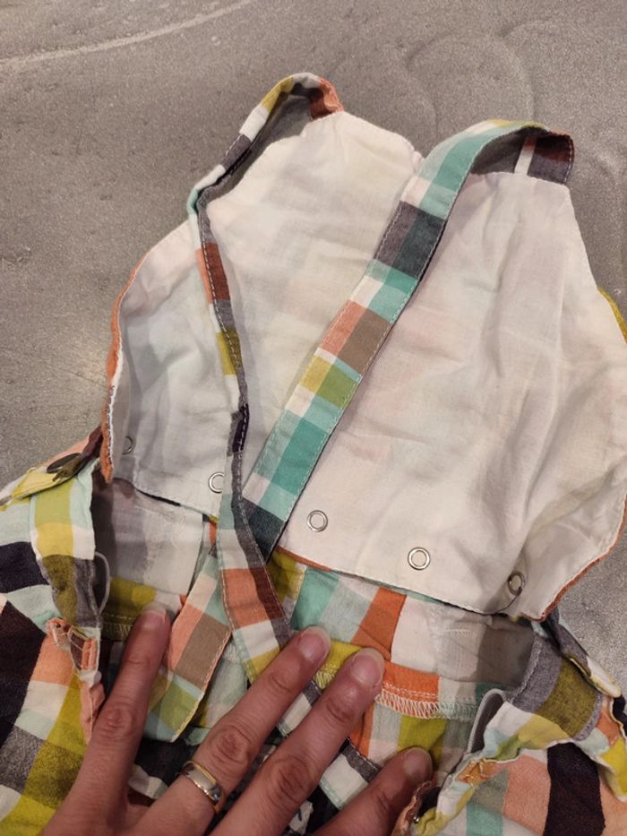 Salopette short fille 24 mois Vertbaudet - photo numéro 4