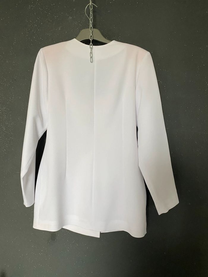 Blazer blanc fabrication en France - photo numéro 3