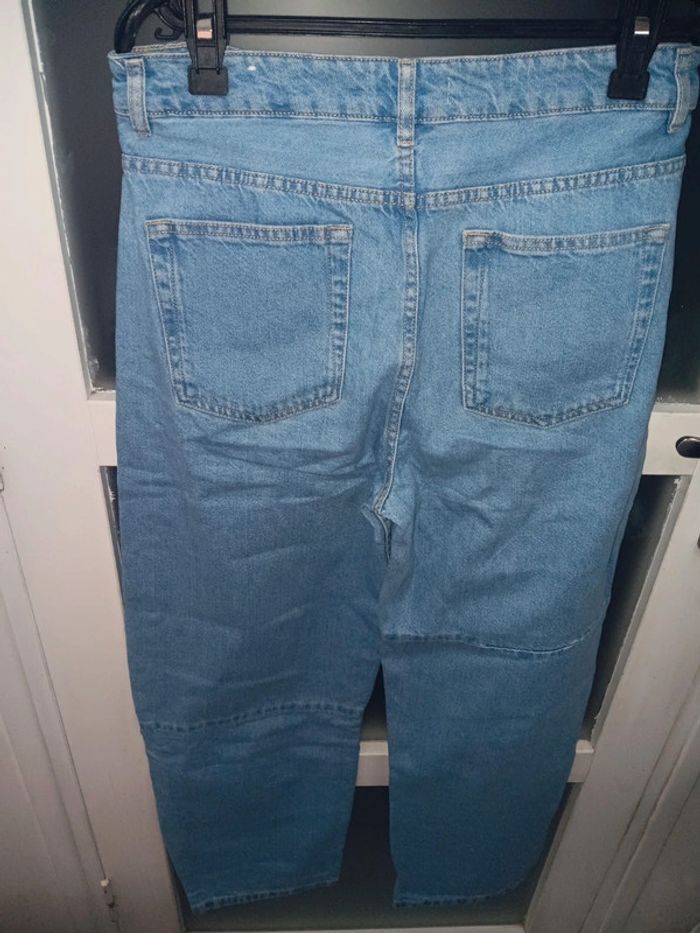 Jean droit vintage 38 bleu clair - photo numéro 3
