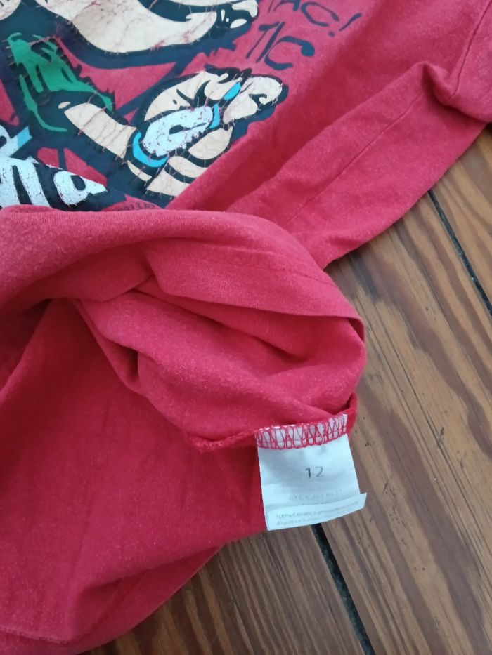 Haut de pyjama Gaston Lagaffe multicolore - photo numéro 4