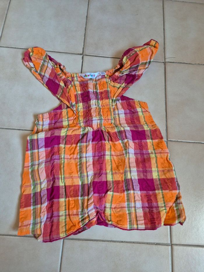 Lot 5 t-shirt manche courte filles 24 mois - photo numéro 2