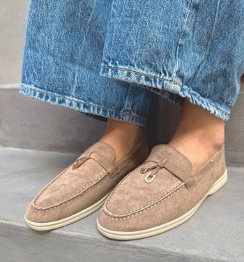 Mocassins en suédine