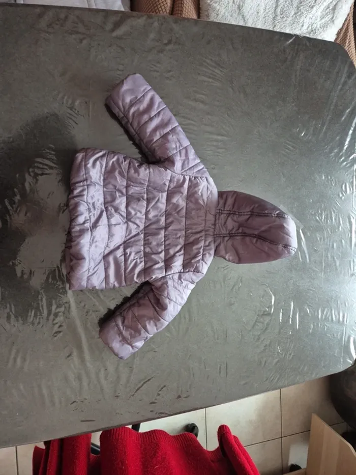 Manteau bébé doudoune hiver fille - photo numéro 4