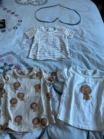 3 tee shirt 6 mois