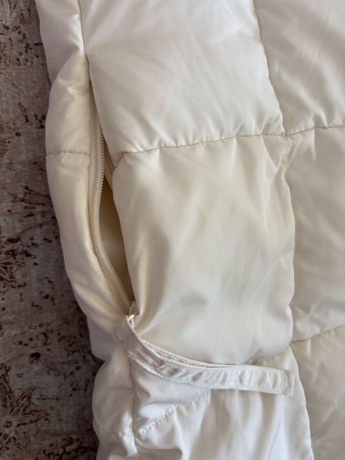 Doudoune longue blanche Clockhouse - photo numéro 4