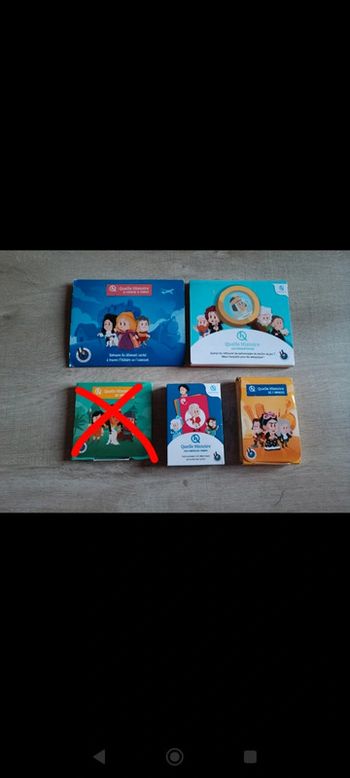 Lot de jeux quelle histoire McDo