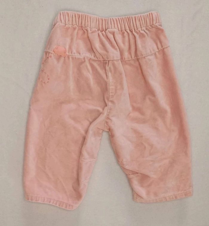 Ensemble 👣 3pieces,  pull  dpam,  pantalon  velours  okide, bodie col  claudine tao,  6mois/67cm - photo numéro 13