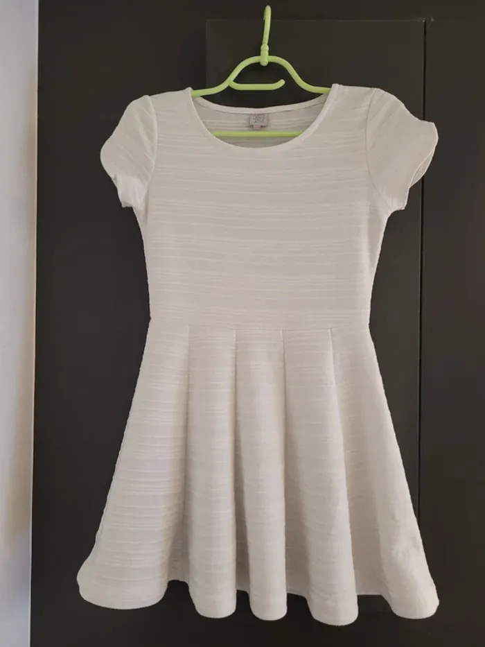Robe patineuse manches courtes cérémonie