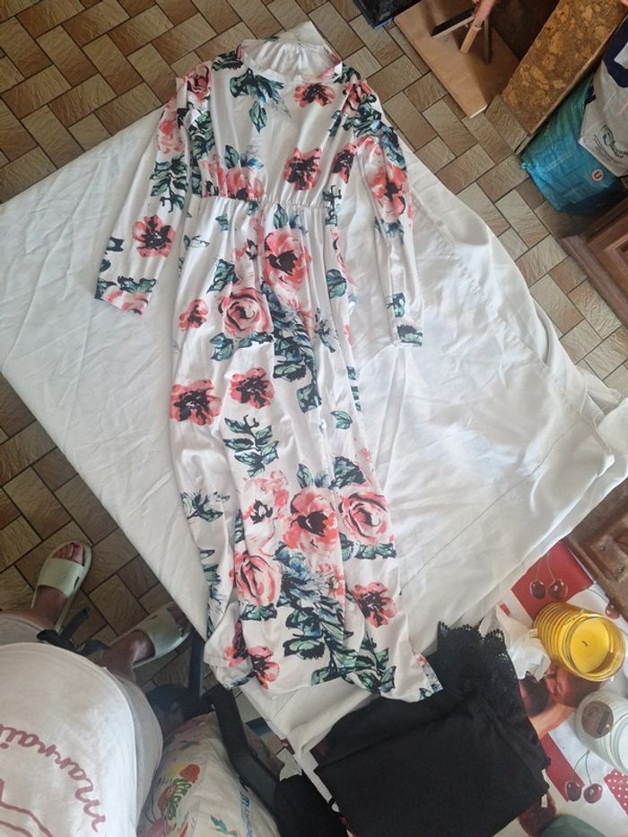 Robe longue fleurie#