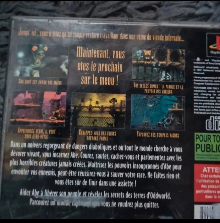 Jeu ps1 Oddworld : L'Odyssée D'Abe - photo numéro 5