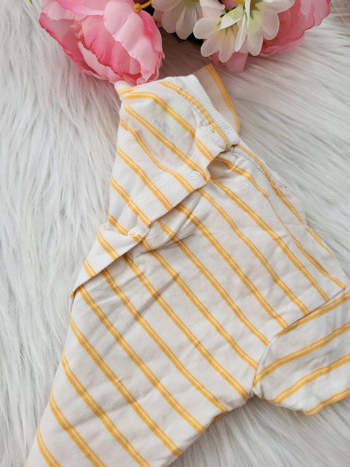 T-shirt rayé Mickey 9mois - photo numéro 5