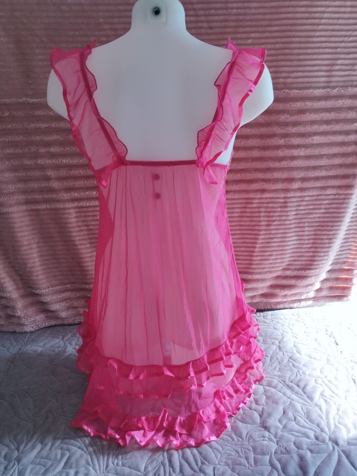 Nuisette rose à volant - photo numéro 5