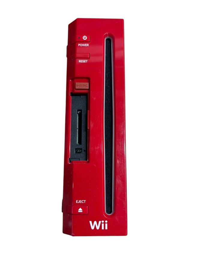 Console Nintendo Wii rouge – édition Mario 25e anniversaire - photo numéro 3