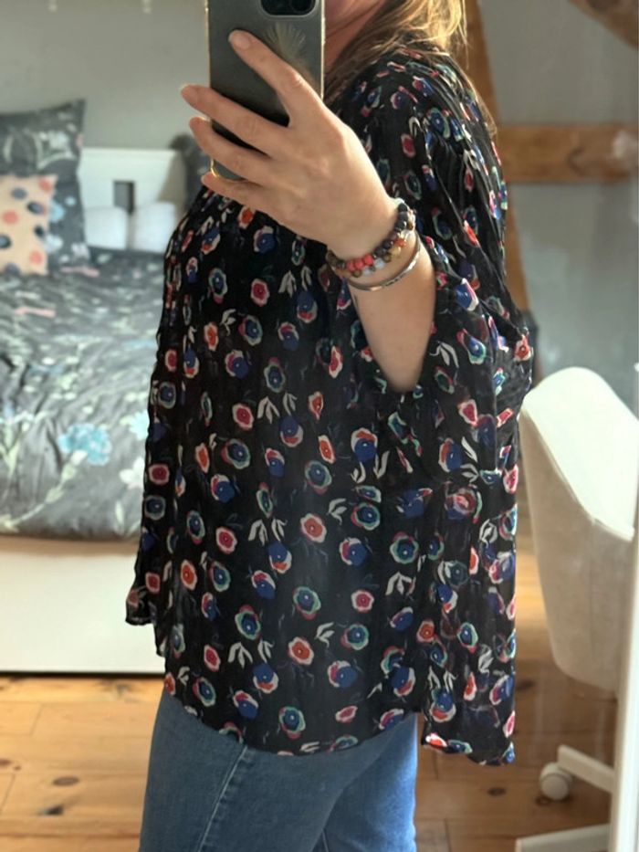 Superbe blouse fluide en voile ample Monoprix 🌸 40 42 44 - photo numéro 12