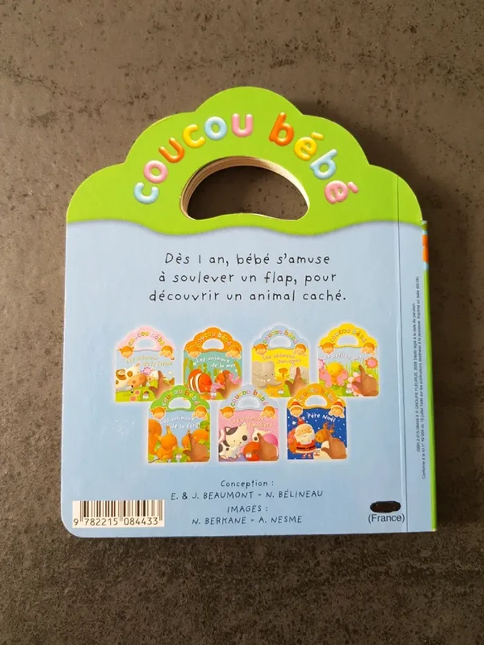 Livre Coucou bébé les animaux de la Forêt - photo numéro 2