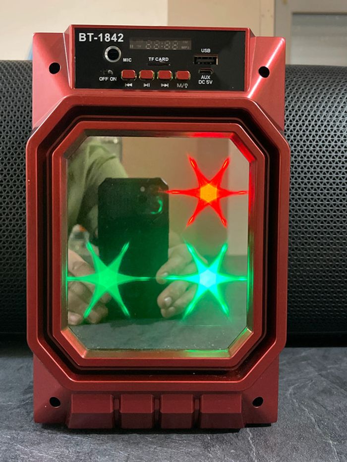 Enceinte miroir bluetooth portatif modèles BT-1842 BT Speakers - photo numéro 5