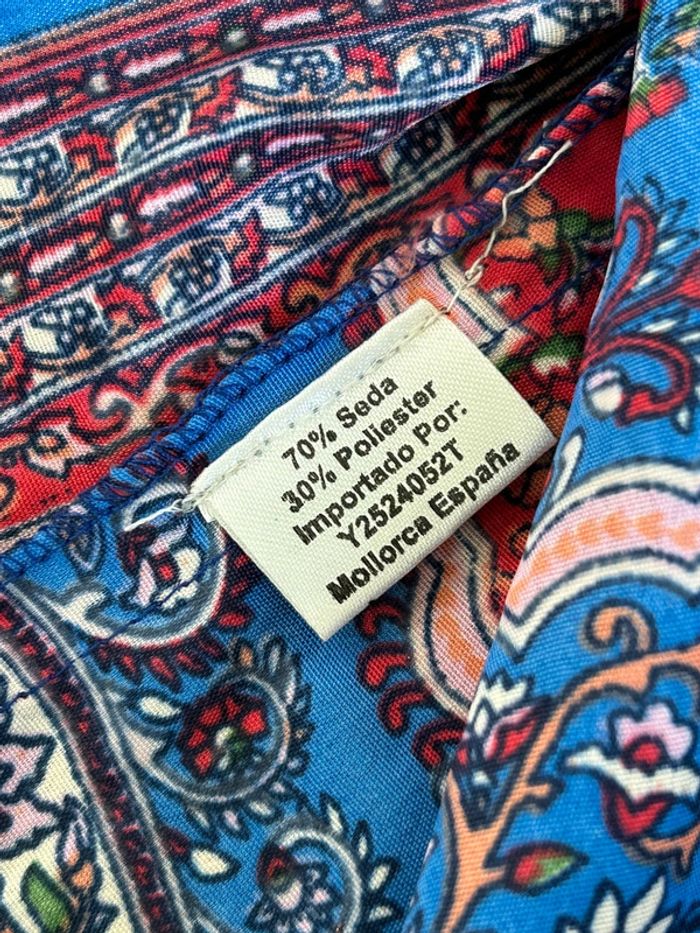 Robe mi longue neuve en soie Trebol taille S/M - photo numéro 15