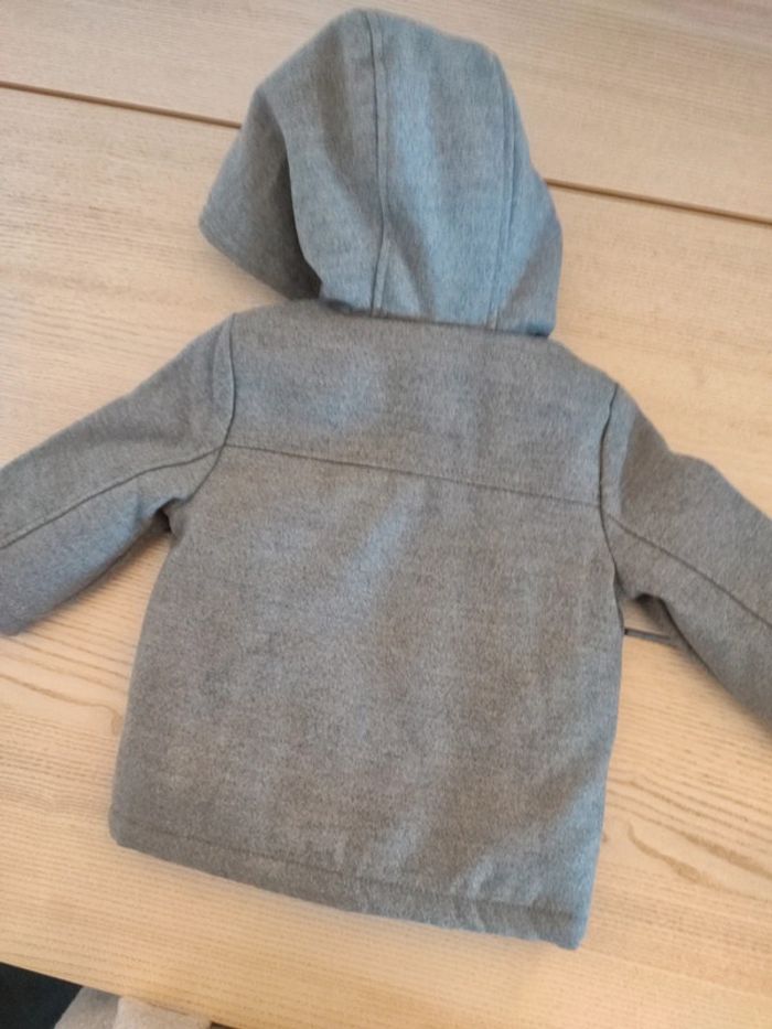 Manteau gris Kiabi 9 mois 69-72cm - photo numéro 5