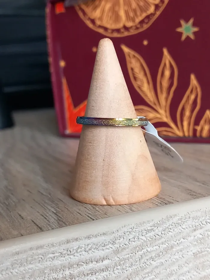 Bague arc en ciel taille 48 - photo numéro 3