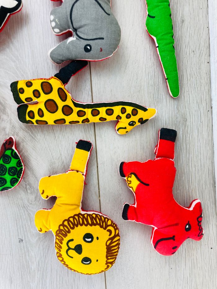 Lot de petits animaux en coton - photo numéro 3