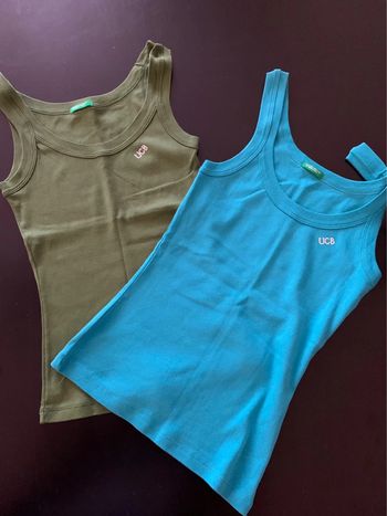Lot de 2 débardeurs coton Benetton