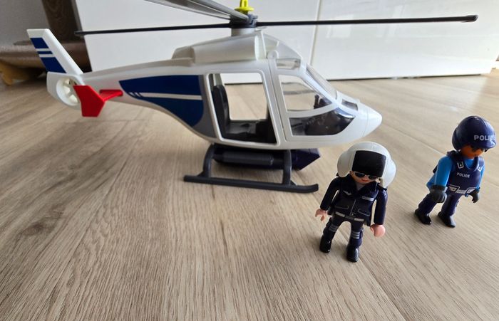 Hélicoptère police playmobil