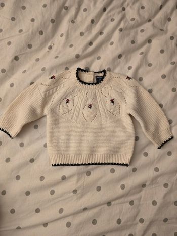 Pull manche longue fille